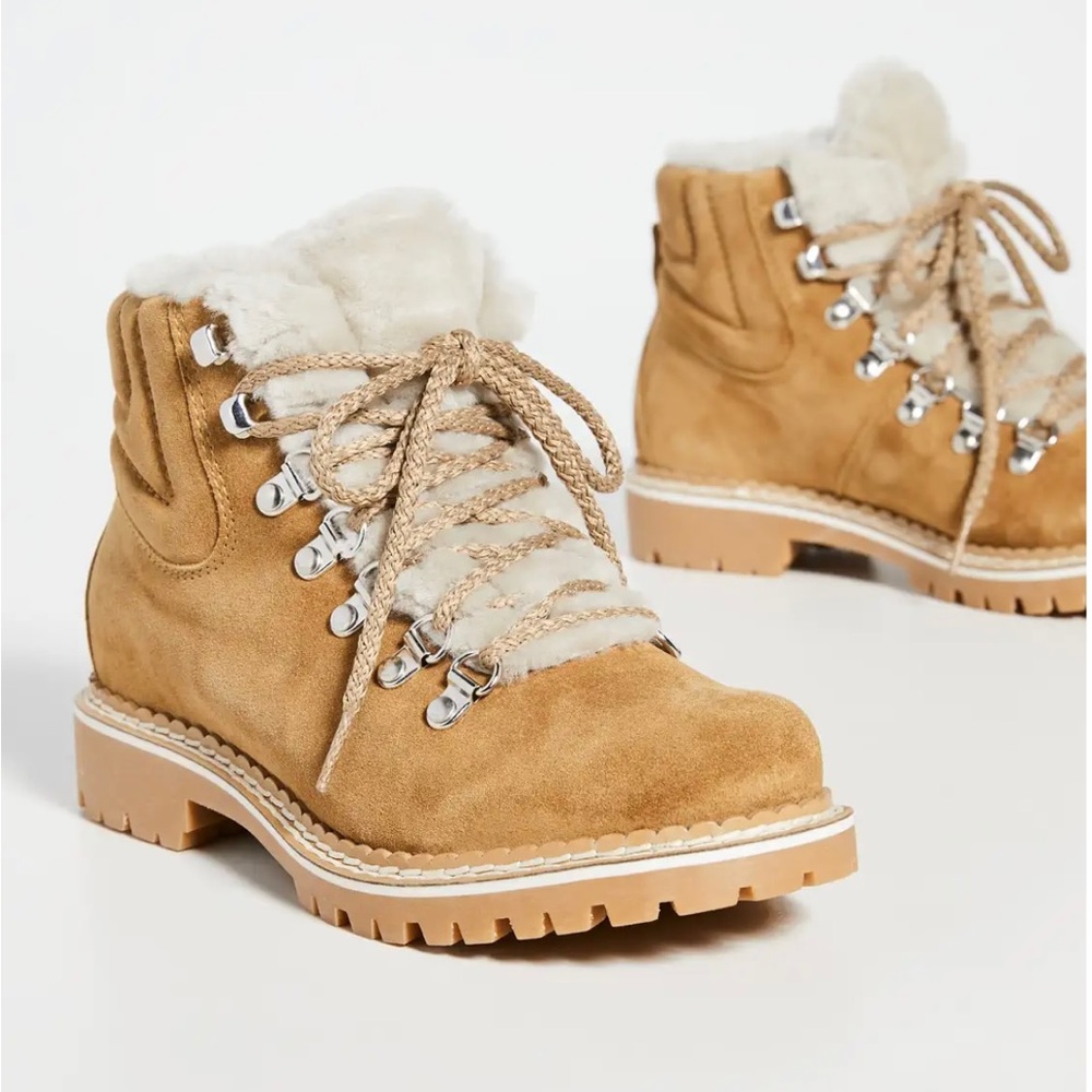 Montelliana shearling booties size 40